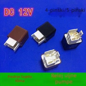 Toyota releji za prednja svjetla, klima i pumpu ulja, 12V, 4-pinski i 5-pinski
