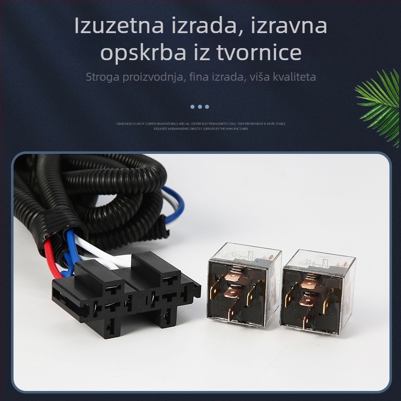 Kabel za pojačanje farova automobila H4, 12V/24V – pojačanje blizinskog i dalekog svjetla