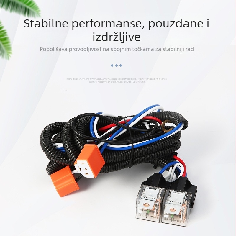 Kabel za pojačanje farova automobila H4, 12V/24V – pojačanje blizinskog i dalekog svjetla