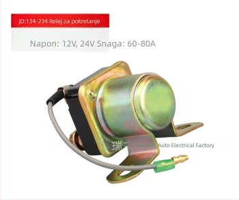 JD134/JD234 dijelovi za dizelski agregat: starter motor i relej za pokretanje 12V/24V