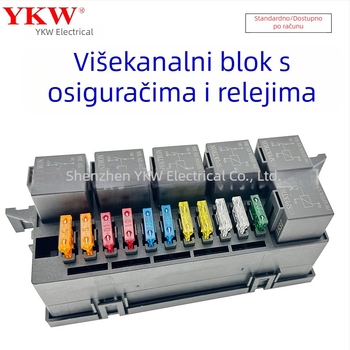 Centrali upravljački modul za automobil s kutijom releja, višenamjenskim sklopom osigurača, kabelskim sklopom, modificiranim projektorima i svjetlima za maglu za komercijalna vozila