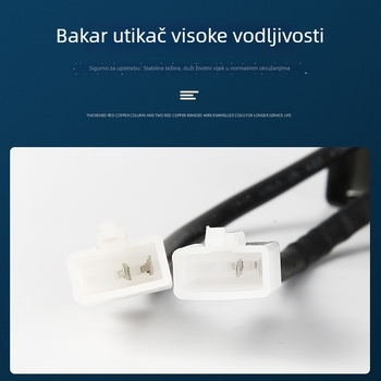 2-pinsko LED flasher relej, 12V, 150W, vodootporan i otporan na vlagu, s pričvrsnim remenom