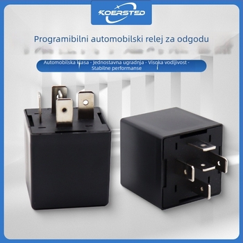 Koersted relej kašnjenja 12V/24V, prilagodljiv, 4-pin ili 5-pin, bez NC