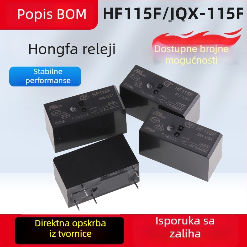 Hongfa HF115F/JQX-115F relej, serija 1ZS1