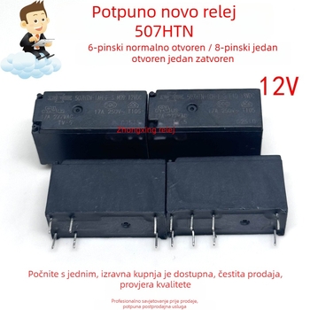 Relé 115F 507HTN-1AH 1CH-F-S 12VDC 6-Pin/8-Pin M09/M10