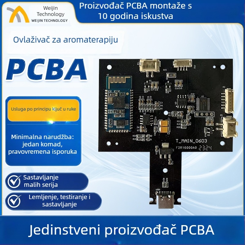 PCBA aromaterapijski ovlaživač s turnkey rješenjem – uključeni materijali, PCB difuzor, SMT montaža, PCB mikrokontroler, OEM