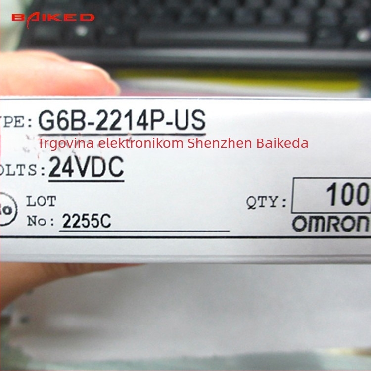 G6B-2014P-US 24VDC 5A relej za snagu, 6 pinova, 24V zavojnica