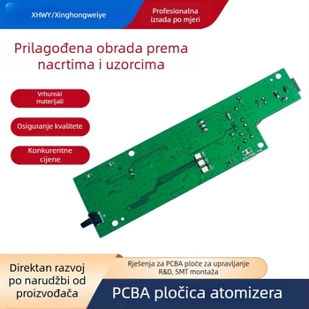 Atomizer PCBA rješenje, 150W visoke snage, otporno na smetnje, otporno na vlagu, stabilna i učinkovita PCBA ploča