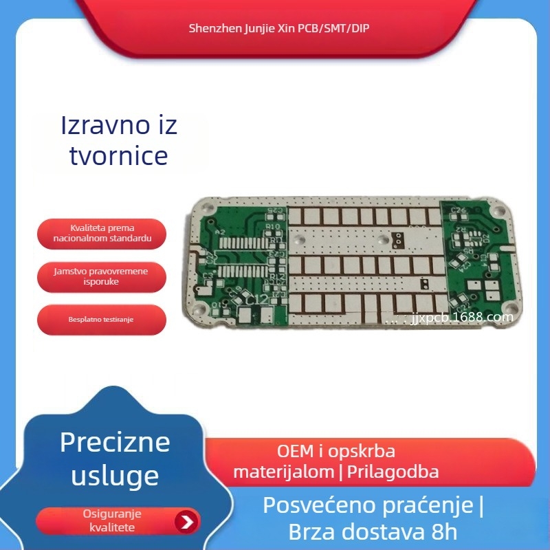2-slojna FR-4 PCB ploča vatrootporna završne obrade OSP Immersion Gold Nickel Gold