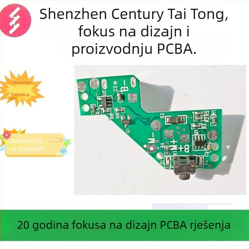 Električna pločica miksera za čaše sa sokom i prijenosni shaker – rješenje kontrole ploče
