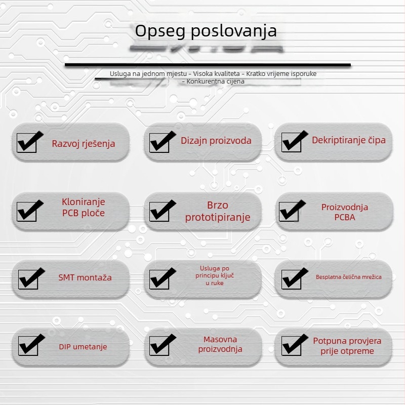 Ploča kruga pomoćnog kočnog sustava — dizajn sheme, proizvodnja PCB/PCBA, SMT montaža i završno lemljenje