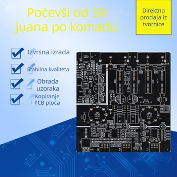 4-slojna FR-4 PCB s pozlaćenim slojem, potpuno testirana, uzorci dostupni