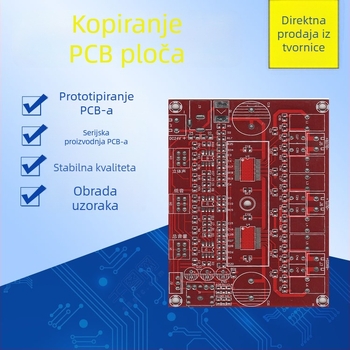 4-slojna FR-4 PCB s pozlaćenim slojem, potpuno testirana, uzorci dostupni
