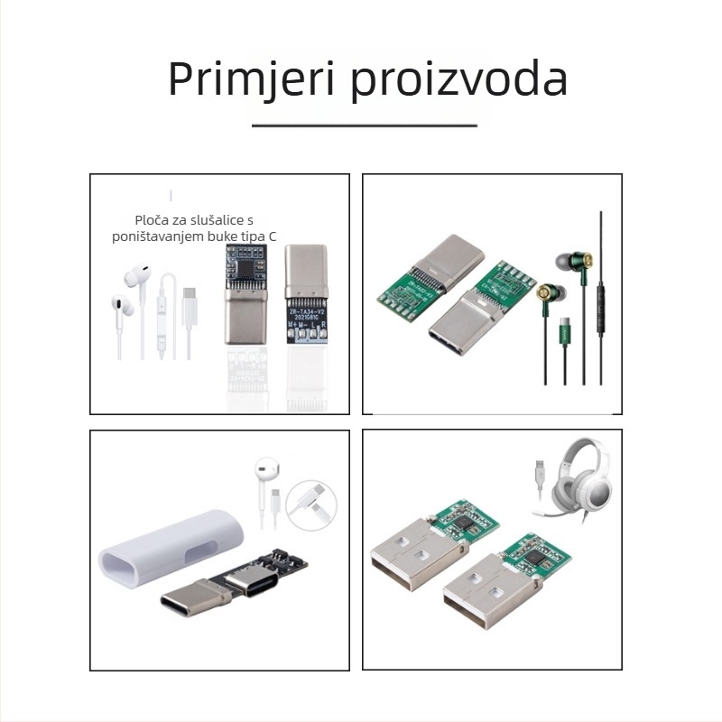 OEM Audio ploča Type-C za žične slušalice s digitalnim dekodiranjem zvuka i redukcijom šuma