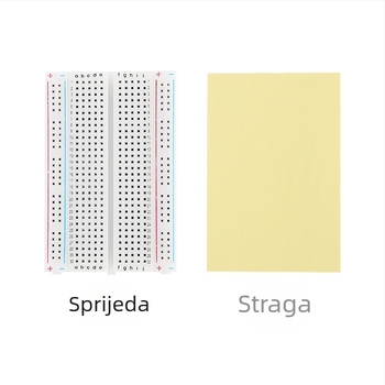 Breadboard s 400 rupa za eksperimente, modularno spajanje bez lemljenja, testna pločica za sklopove