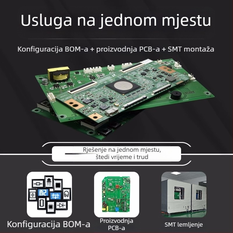 PCBA ploča s SMT montažom za industrijske kontrolne ploče – razvoj rješenja