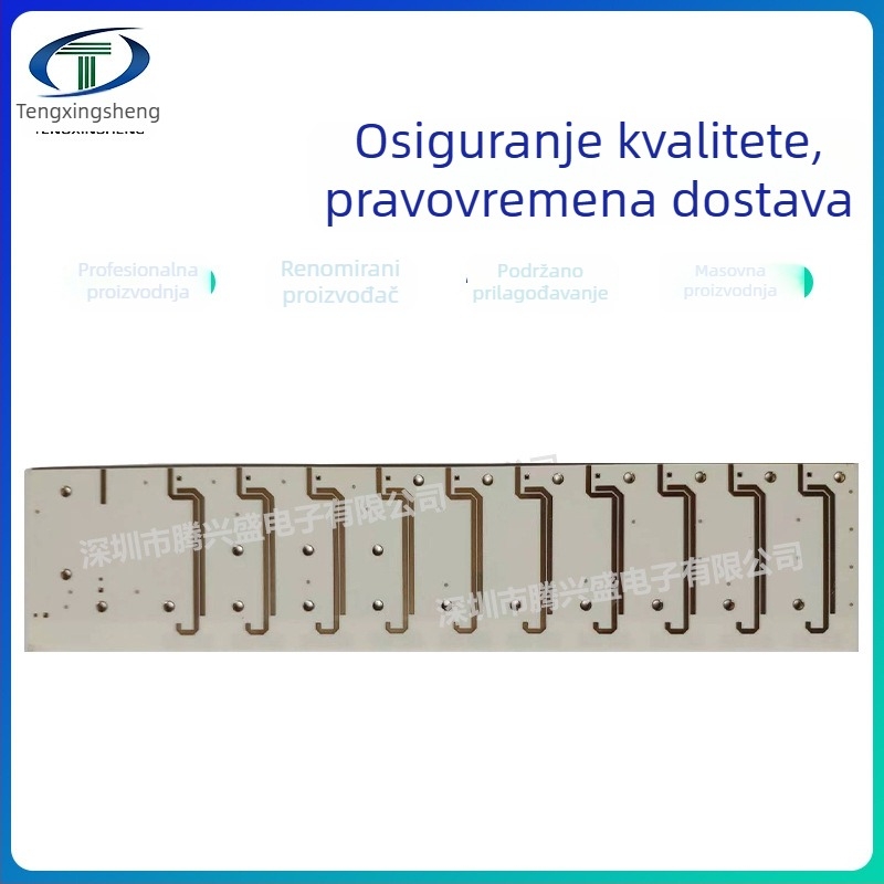 R4350B visokofrekvencijska dvostruka PCB pločica s bakrenom podlogom, epoksidna smola, back-drilled prototip pločica