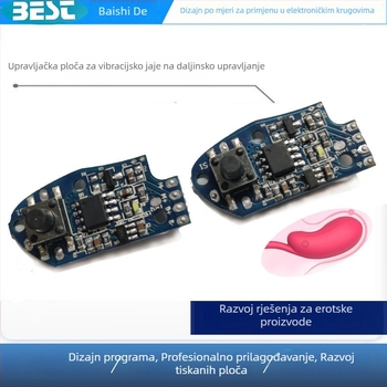 AI seksualna igračka za odrasle s PCBA pločom i zaslonom, daljinskim upravljanjem putem aplikacije, bežičnim punjenjem i upravljanjem vibrirajućim jajetom