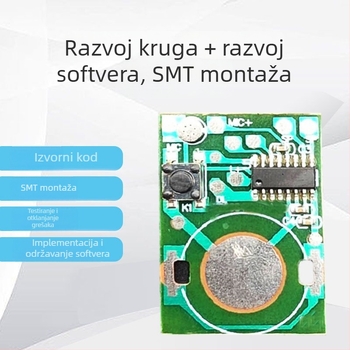 Ultra-tanka AI zapisna olovka PCB – glavna upravljačka pločica PCBA za rješenje sklopova za zapis i razvoj AI modela