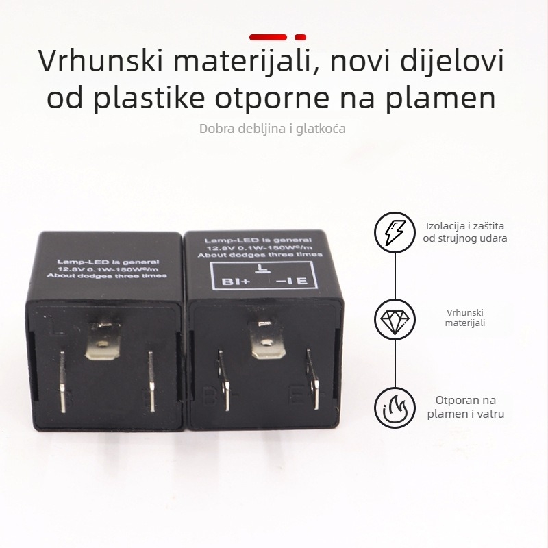 CF13JL-02 LED svjetlo s reguliranom frekvencijom, relej protiv treperenja