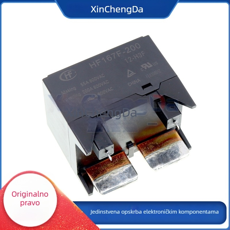 Hongfa HF167F-200/12-H3F i HF167F-140/12-H3F – set releja s normalno otvorenim kontaktima za solarne invertore