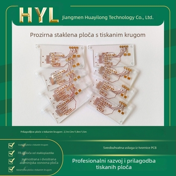 Prozirni PCB za prototip - duga višeslojna tiskana pločica FR-4 / aluminijski podložak