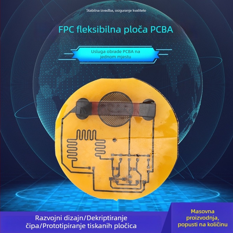 Zavarivanje za fleksibilnu FPC pločicu PCBA, izuzetno duga fleksibilna FPC ploča, SMT montaža