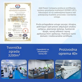 Upravljačka ploča za brushless motor za visokou brzini ventilatora, PCBA, 110000–130000 RPM