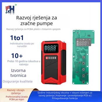 Zračna pumpa s digitalnim zaslonom: razvoj IC rješenja, dizajn PCBA upravljačke ploče i reverzni inženjering
