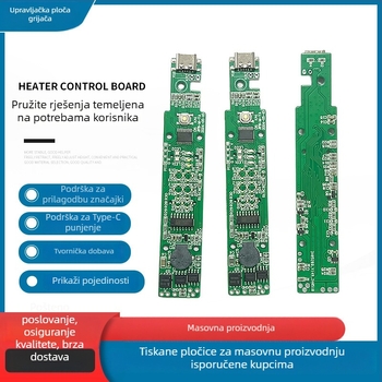 BTOS PCBA kontrolna ploča za pegla za kosu – razvoj PCB-a i ploča za kontrolu prekidača