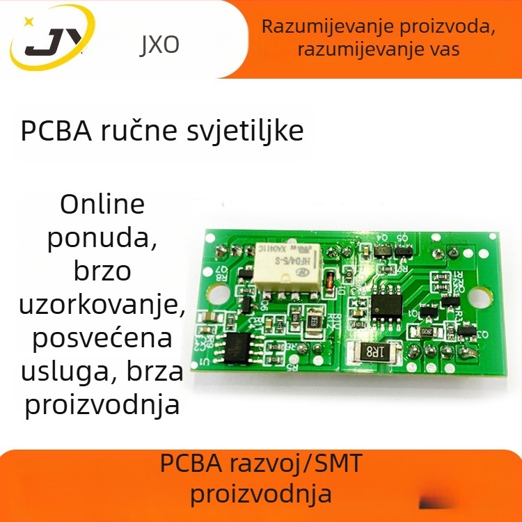 Lanterna s PCBA i USB punjenjem, vanjski sklop s tri razine snažne svjetlosti, napajanje u nuždi