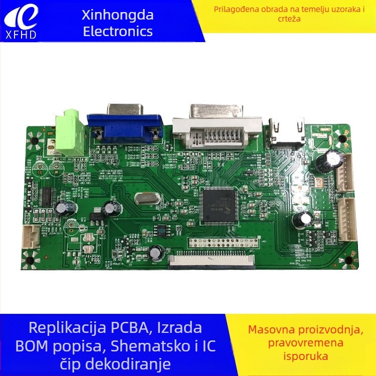 TS-D9800S PCBA pločica za industrijsku kontrolu i digitalnu kameru, replikacija temeljem BOM-a, prototipiranje i masovna proizvodnja 1:1