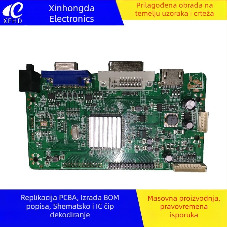 TS-D9800S PCBA pločica za industrijsku kontrolu i digitalnu kameru, replikacija temeljem BOM-a, prototipiranje i masovna proizvodnja 1:1