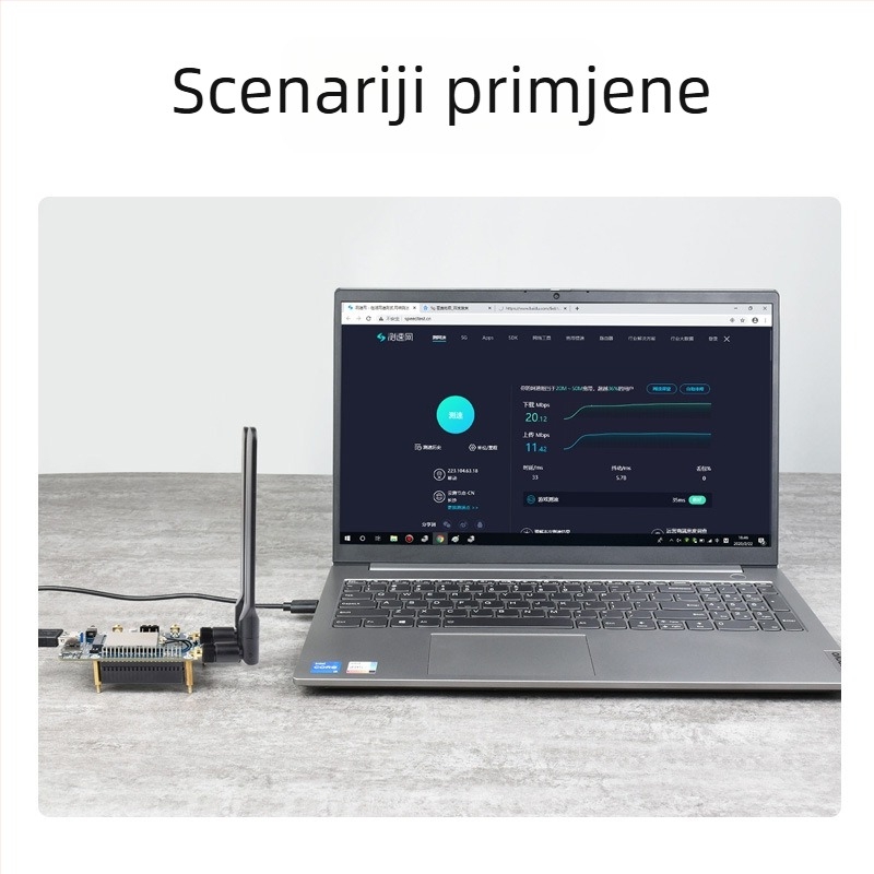 Ploča za proširenje Raspberry Pi LTE Cat-6 s dvije antene, LTE-A GNSS pozicioniranje u više regija i frekvencijskih pojaseva
