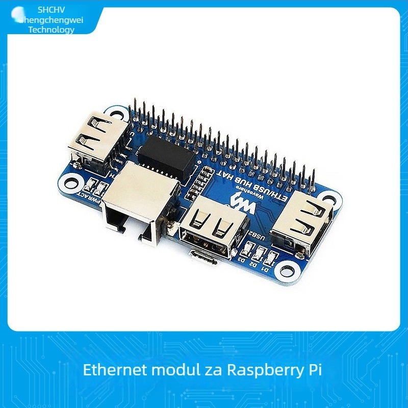 Proširena ploča za Raspberry Pi USB hub s RJ45 Ethernetom i 3 USB priključcima