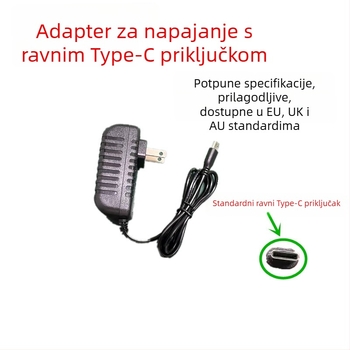 Napajanje s Type-C priključkom za Raspberry Pi 3/4B zaslon modul, 5/6/9/12/24V, 1.5/2/3A