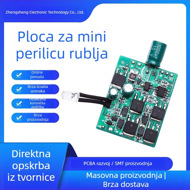 Elektronička upravljačka ploča za mini perilicu rublja