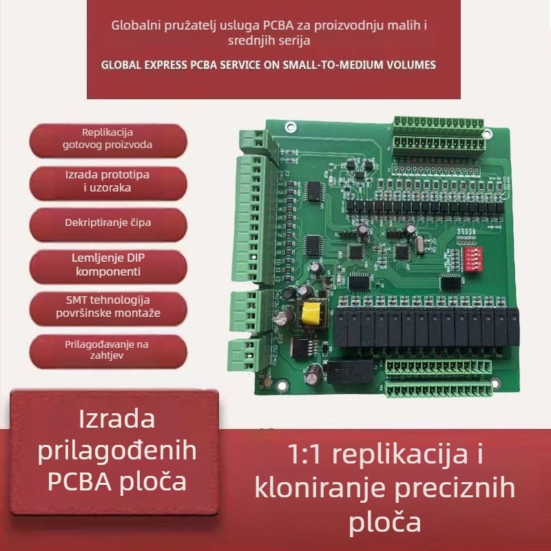 Industrijska ploča za upravljanje tekstilnim strojem PCBA – PCB sklop, čip za kloniranje i dešifriranje, površinsko zavarivanje, sve-u-jednom rješenje za ploču