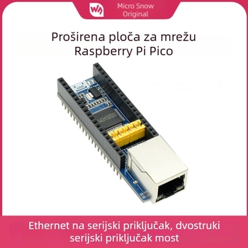 Weixue Raspberry Pi Pico CH9121 prozirna mrežna proširna pločica s Ethernetom 10/100 Mbps i ugrađenim pinovima sučelja