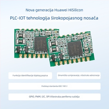 PLC modul s HiSilicon čipom, trofazni četverovodni sustav, visoka otpornost na smetnje, dugi domet prijenosa signala