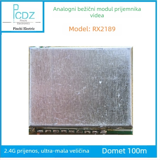 2.4G analogni video-primateljski modul, bežični prijemnik prijenosa slike, model RX2189