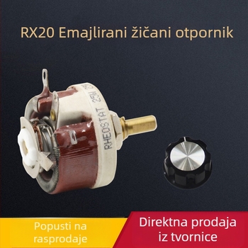 BC1 Američki crveni diskski klizački reostat, disk otpor i potenciometar, 25W 50W 100W 150W 300W