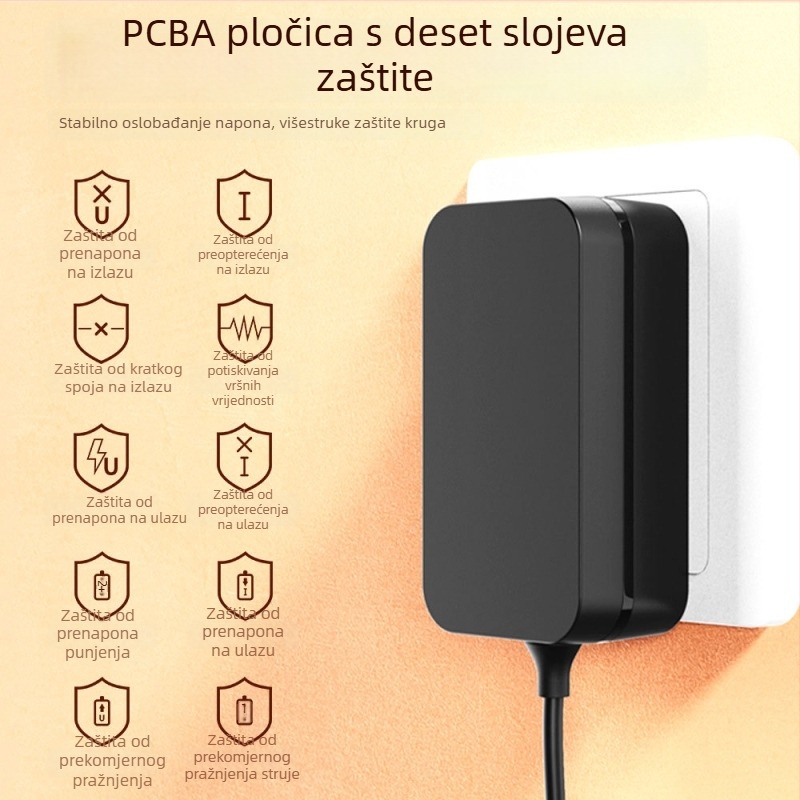Napajajući adapter 12V 2A s US utikačem, UL i FCC certificiran, 24W za svjetlosne trake i lampe