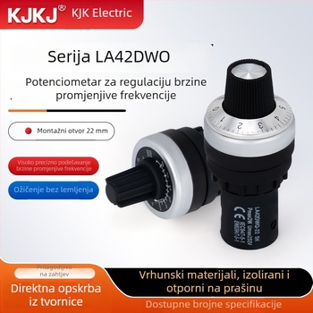LA42DWQ serija precizni potenciometar za regulaciju brzine s pretvaračem frekvencije, s kapicom na gumbu