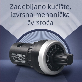 LA42DWQ-22 kanister rotacijski potenciometar transformator za brzinu, promjer 22 mm, 1K, 2K, 5K, 10K