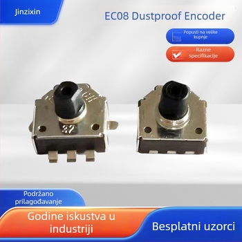 EC08 prašnjav encoder s ključnim prekidačem, inkrementalni pulsni gumb, digitalni potenciometar