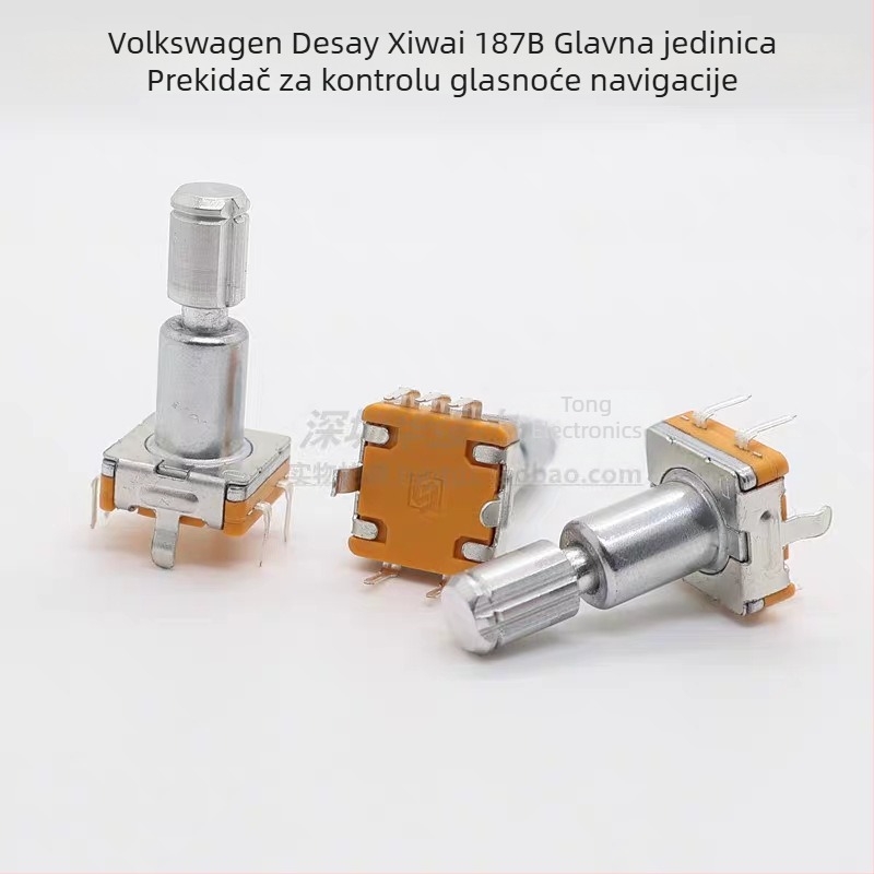 Volkswagen 187B Desay Siwei 280D navigacijska jedinica – regulacija glasnoće, potenciometar, enkoder i prekidač, okretni gumb