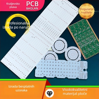 Prilagođena PCB ploča s aluminijskim substratom za LED rasvjetu – stakloplastična pločica, LED ploča na aluminijskom substratu, napojna pločica