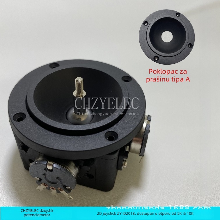 CHZYELEC dvodimenzionalni joystick potenciometar ZY-D201A-R2, 5 kΩ