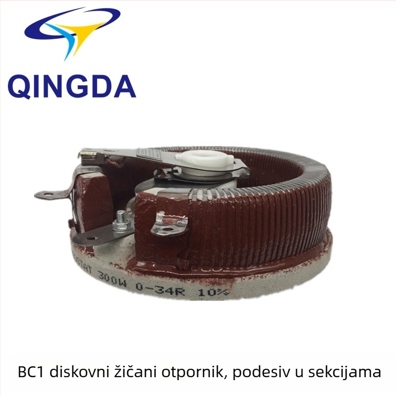 Crveni visokokvalitetni klizni disk potenciometar s podesivim otporom 25W 50W 100W 150W 300W 500W